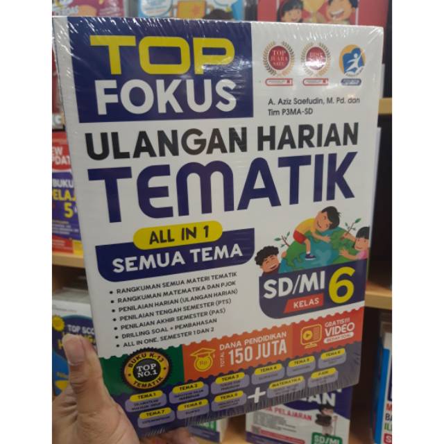 BUKU TOP FOKUS ULANGAN HARIAN TEMATIK SD/MI KELAS 6
