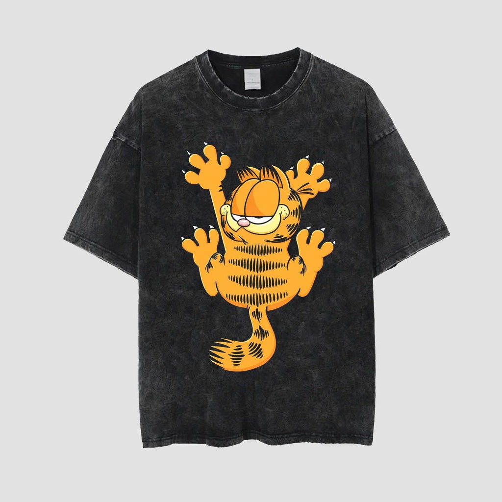 Garfield Vintage Style Oversize Washed | Kaos Garfield