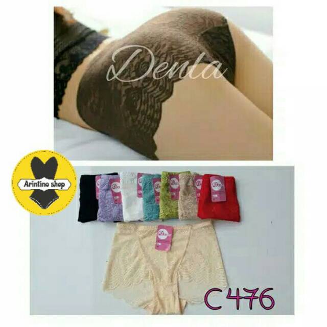 CD Wanita Tally 476 (fit L) Renda Brukat Transparan | Cd Cewek Sexy |