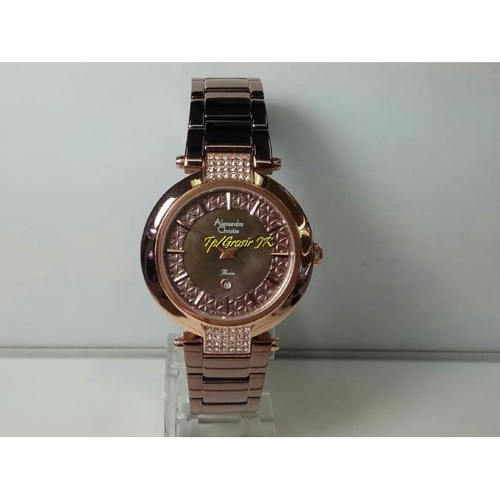 Jam Alexandre Christie Cwe 2707 Rosegold Termurah