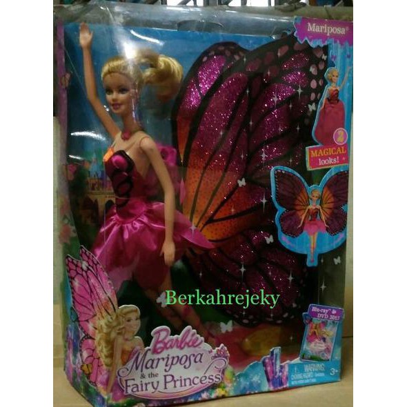 Dijual Boneka Barbie Mariposa & The Fairy Princces Original Tbk