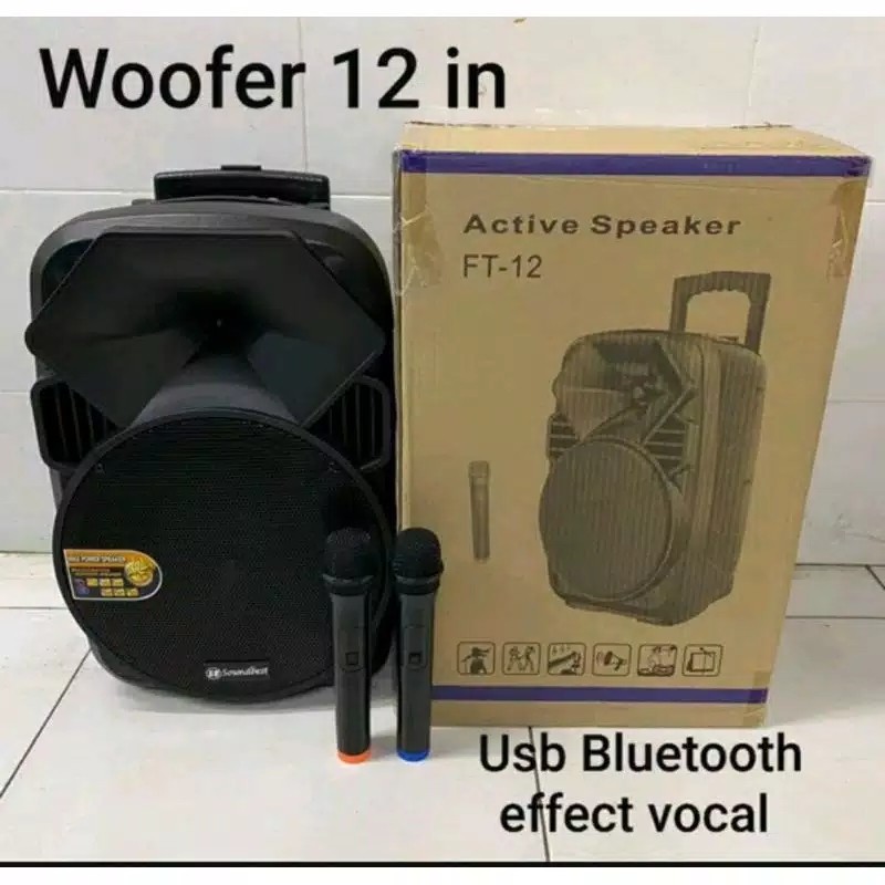 Speaker Portable Meeting Soundbest FT 12 Original 12 inch