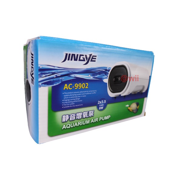 JINGYE JING YE 9902 MESIN AERATOR POMPA ANGIN GELEMBUNG UDARA AQUARIUM AIR PUMP