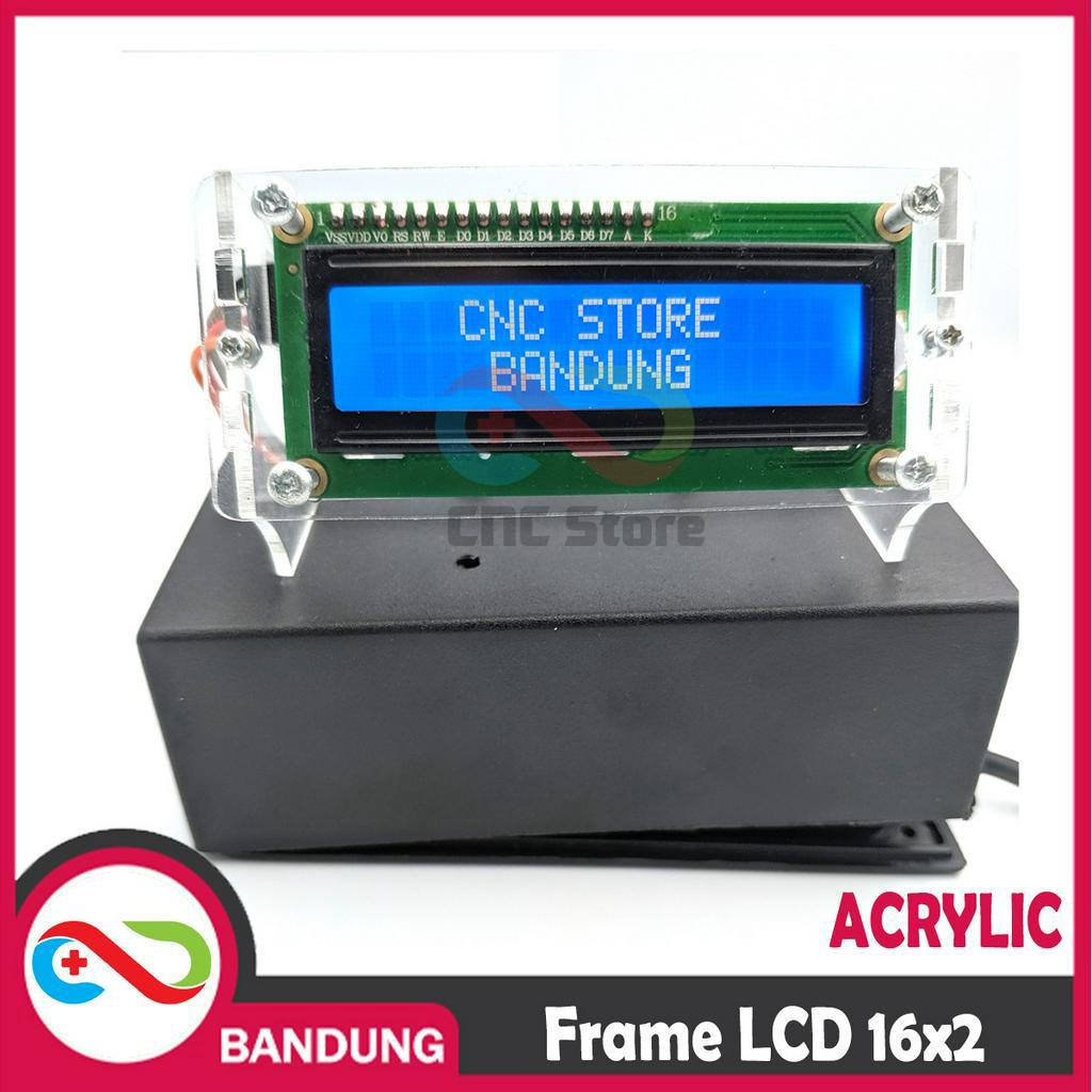 LCD FRAME 1602 16 X 2 AKRILIK CASE LCD BENING