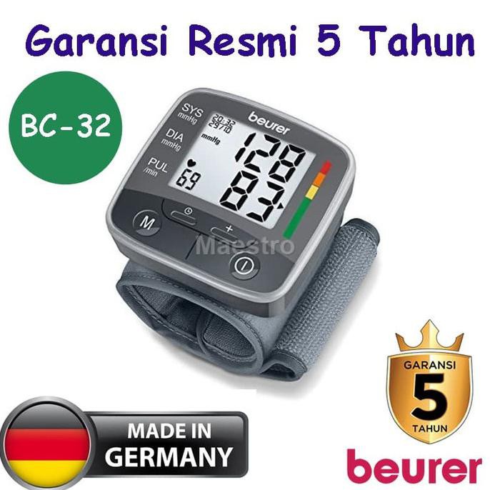 BEURER BC32 Tensimeter Digital Alat Ukur Tensi Darah Pergelangan BC 32