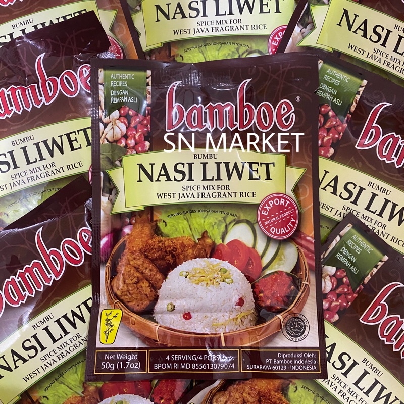 

Bamboe Bumbu Nasi Liwet 50 gr