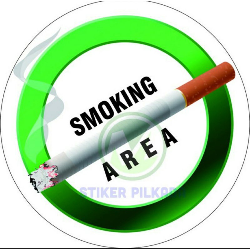 

STIKER VINYL SMOKING AREA 10x10cm
