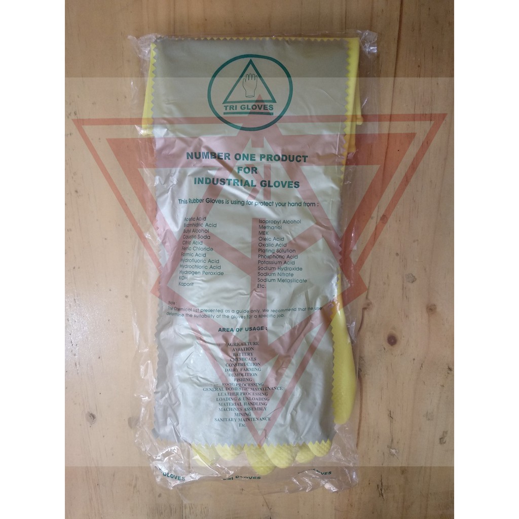 TRI GLOVES Sarung Tangan Karet for Industrial