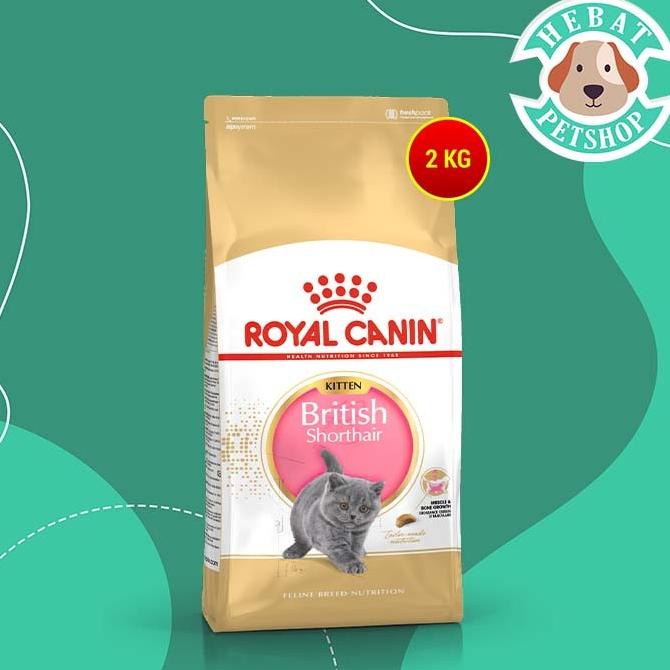Royal Canin British Shorthair Kitten Dry Makanan Anak Kucing 2 Kg Clarashop74@Gmail.Com