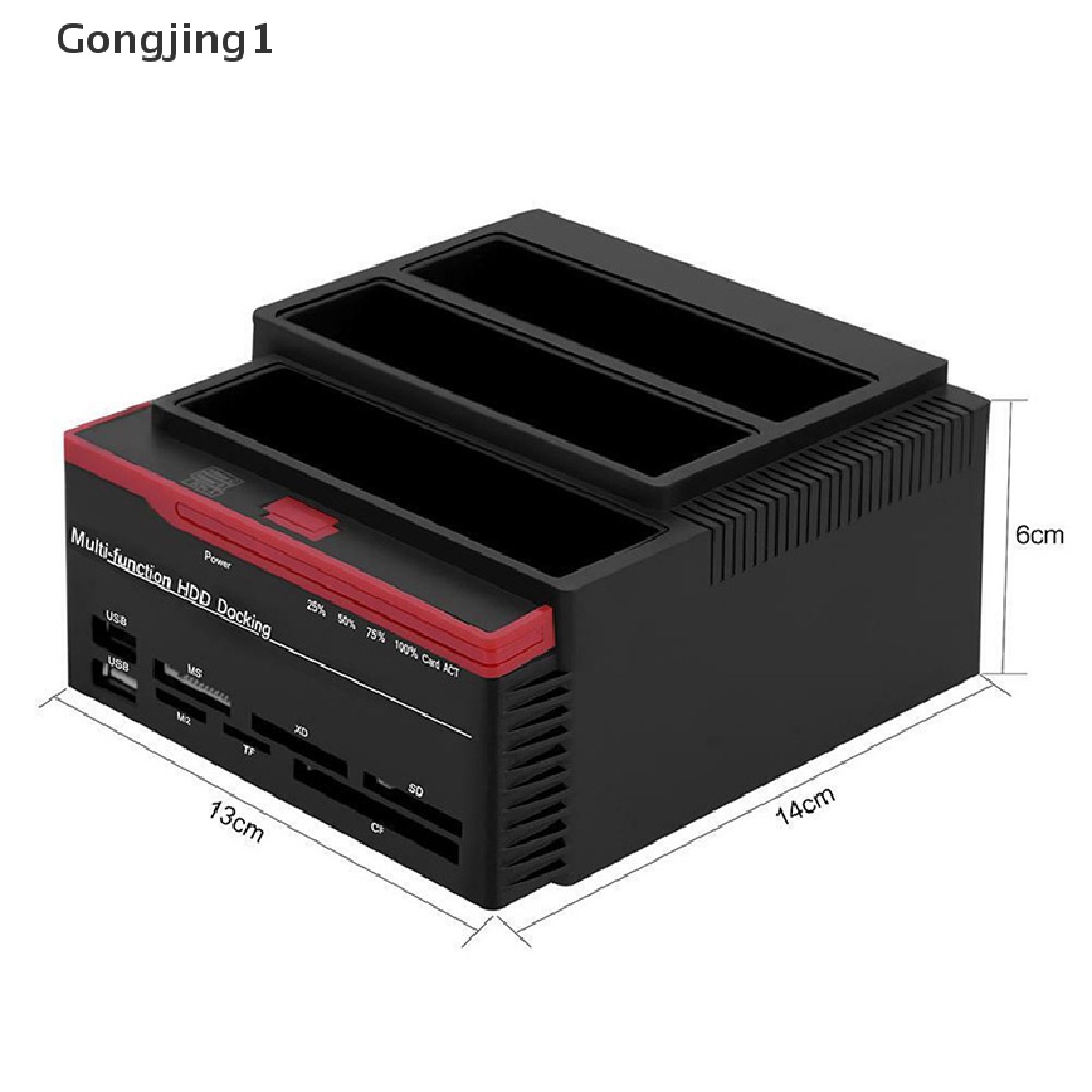 Gongjing1 Docking Station Hardisk Eksternal SATA IDE 2.5 &quot;/ 3.5&quot;