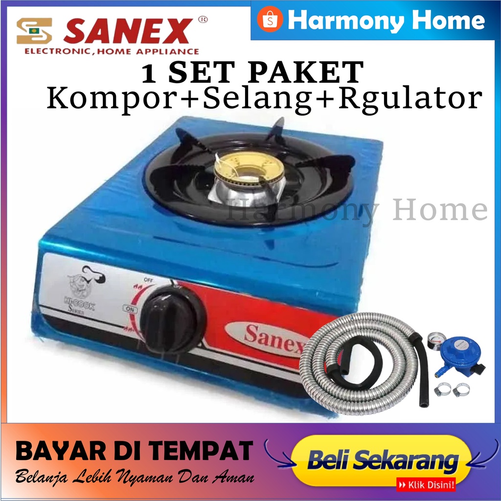 Kompor Gas 1 Tungku FREE(+) SELANG REGULATOR 100% ORIGINAL BAYAR DI TEMPAT ( COD )