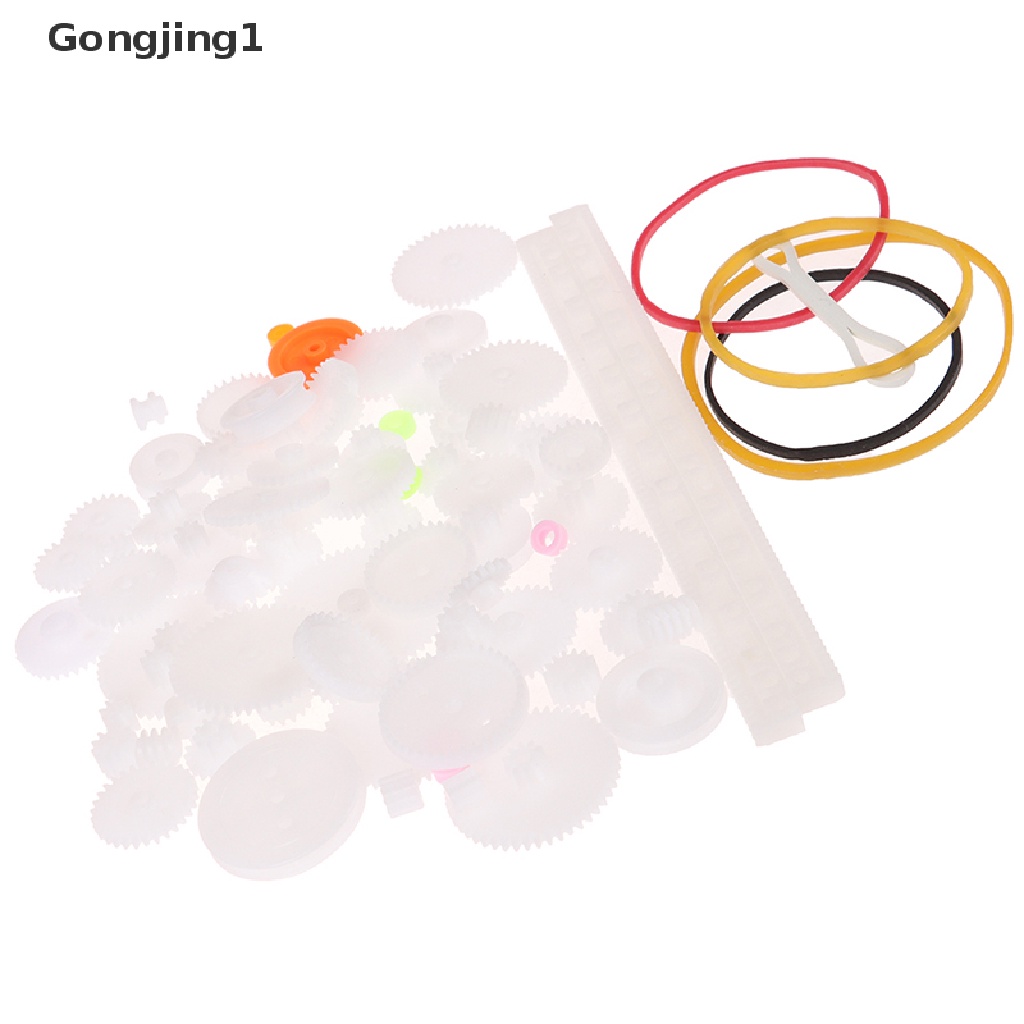 Gongjing1 75 Pcs / lot Roda Gigi Bahan Plastik