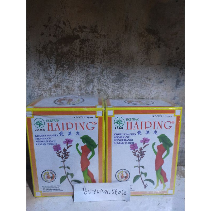 

Jamu Ekstrak Haiping per 1 Sachet