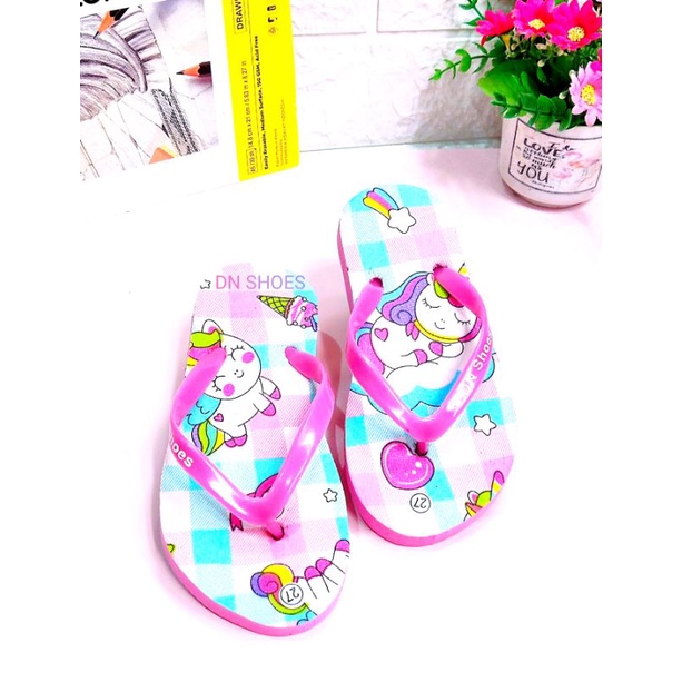 Sandal Jepit Anak Perempuan Uniqorn Pink Tosca Juice