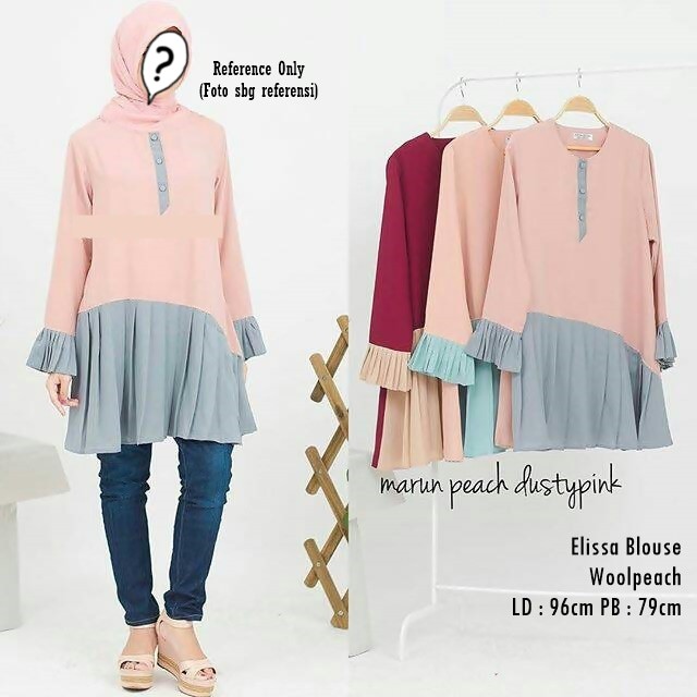 BAJU WANITA MURAH ELISSA BLOUSE BAJU WANITA GROSIR TANAH ABANG