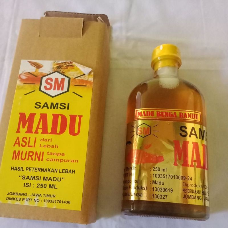 MADU MURNI 250 ml MADU BUNGA KOPI / MADU BUNGA RANDU GARANSI UANG KEMBALI JIKA TIDAK ASLI