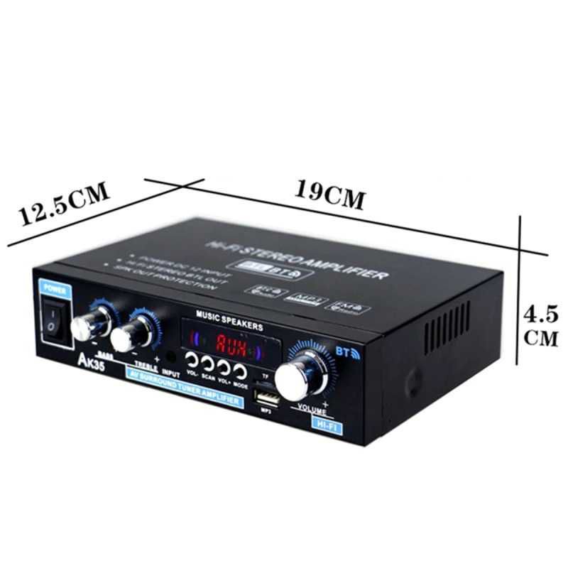 Amplifier Audio Bluetooth HiFi Stereo 2 Channel AK35