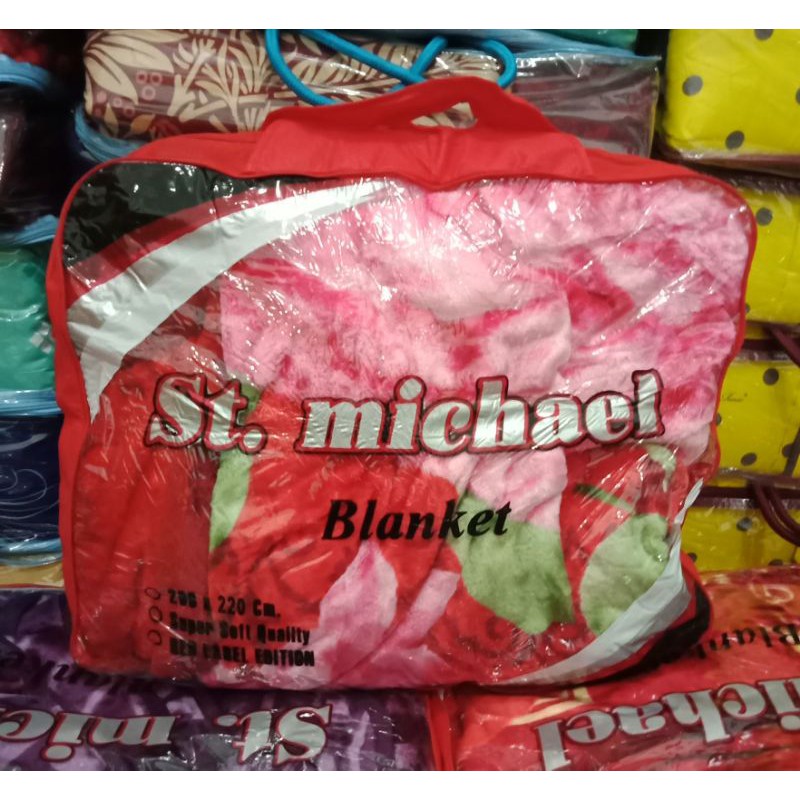 Selimut St. Michael Semi Jumbo Ukuran 200x220 cm Red Label Panel Halus Dan Tebal Kualitas Premium