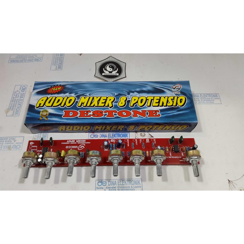 KIT AUDIO MIXER 8 POTENSIO DESTONE