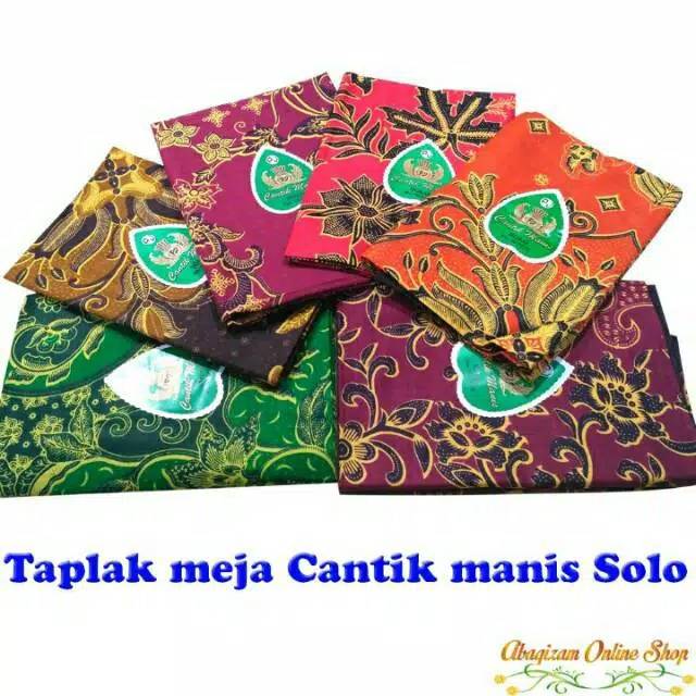 Taplak meja batik // taplak meja cantik manis solo