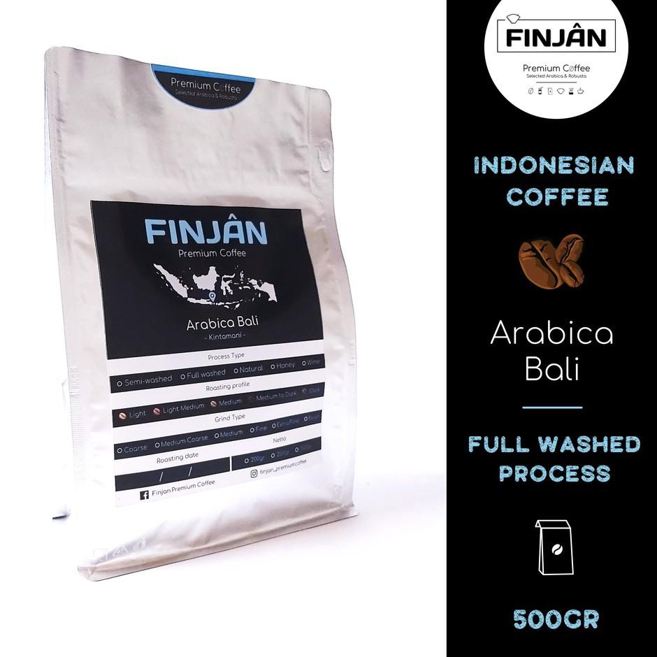 

❄ Kopi Arabika Bali Kintamani | Full Washed Process 200g-500g | Finjan Premiun Coffee ♠