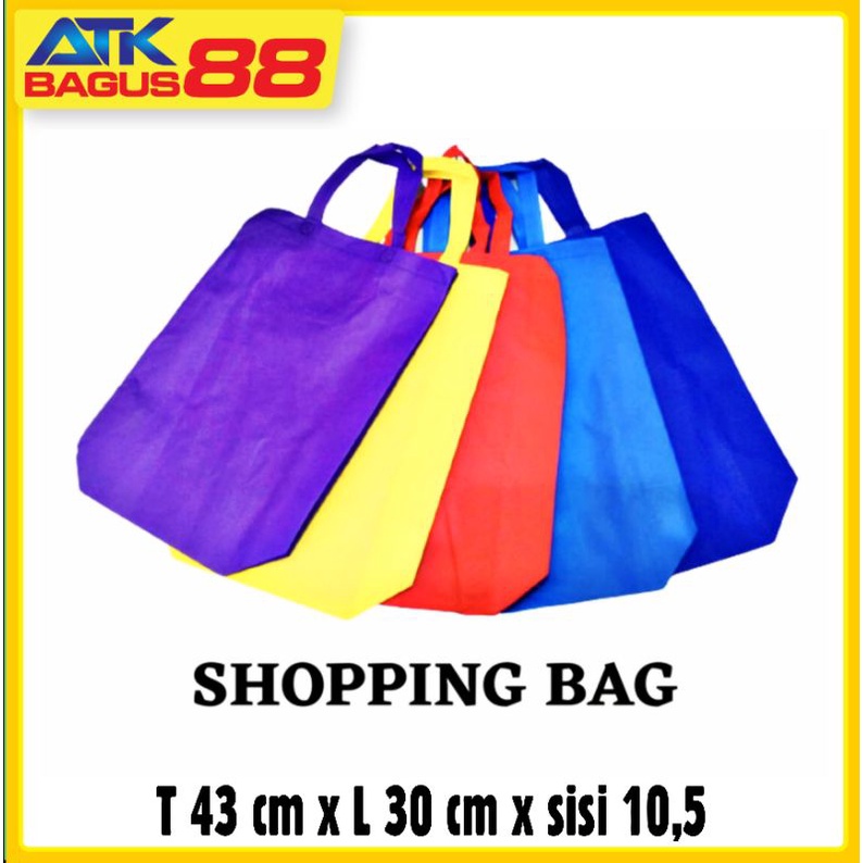 SHOPPING BAG Tas Belanja Warna Warni - Murahhh