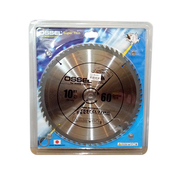 MATA CIRCULAR SAW MATA GERGAJI KAYU 10 INCH X 60 OSSEL TIPIS