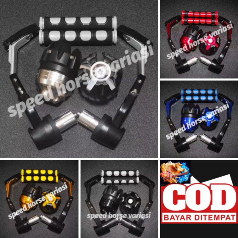 Paket 3item proguard robot babet plus Jalu as roda depan plus karet handle model jari Universal