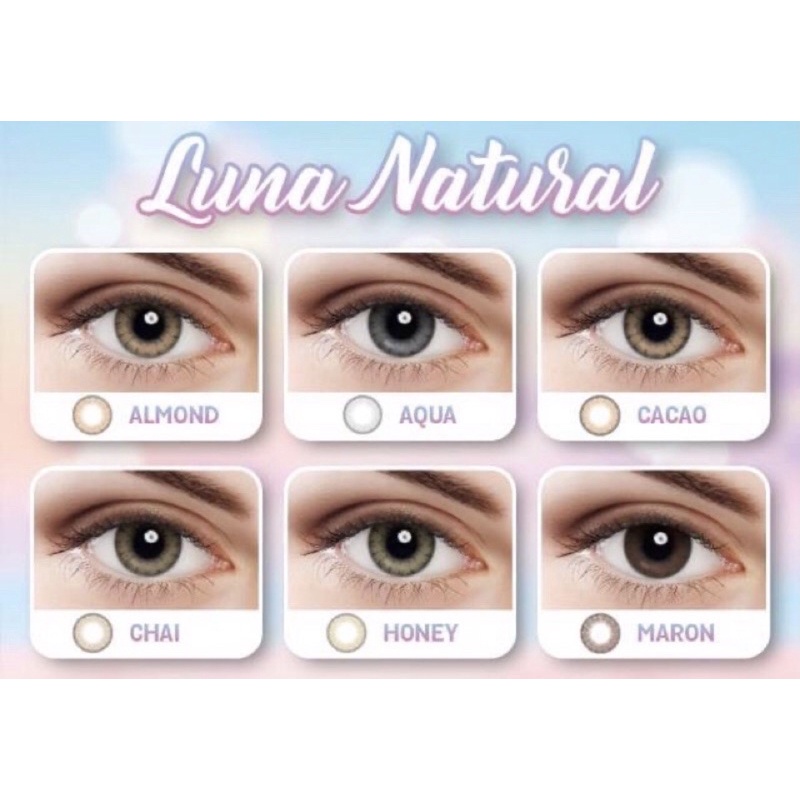 TOP GEL LUNA NATURAL / Softlens Korea look / Softlens korea paling best seller