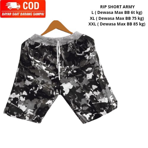 Celana Pendek Pria Doreng Loreng Army Tni Distro Keren Original Terbaru