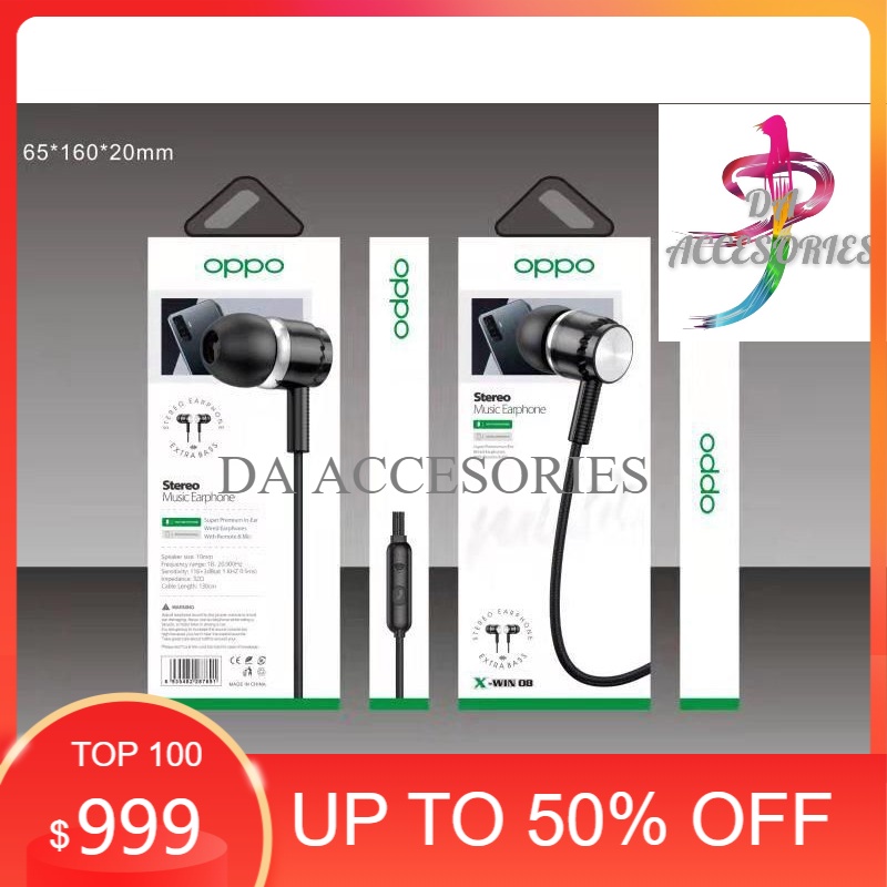 COD Headset Earphones Handsfree Extra bass original xwin-08