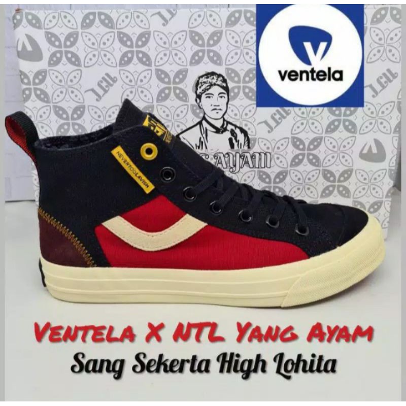 VENTELA X SANGSEKERTA LOHITA X YANGAYAM NTL HIGH/ventela original/sepatu ventela original/yang ayam