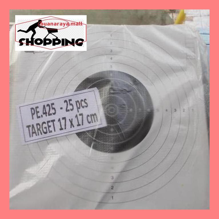 

Spoort04J Kertas Target Isi 25Pcs Ukuran 17X17Cm Untuk Di Pasang Plat Target Jjt0D