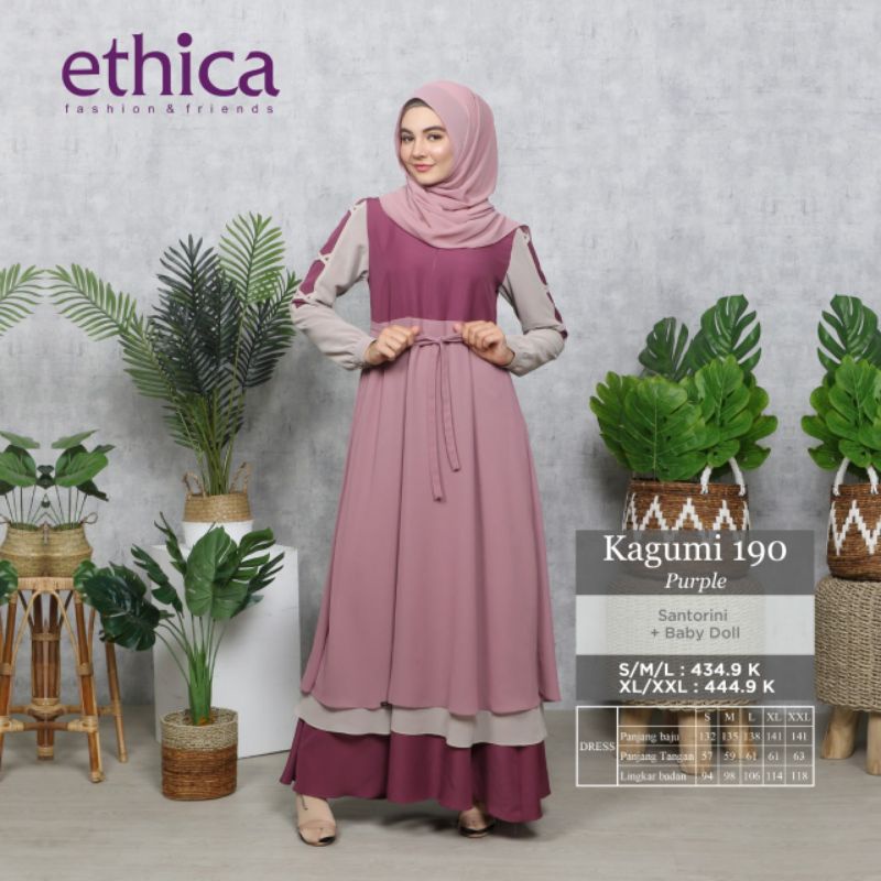 KAGUMI 190 PURPLE/GAMIS KAGUMI SALE BY ETHICA/GAMIS ETHICA SALE