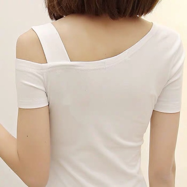 【SALE】Korean T-shirt Kaos Wanita Sexy 607 (Size XS-XL)