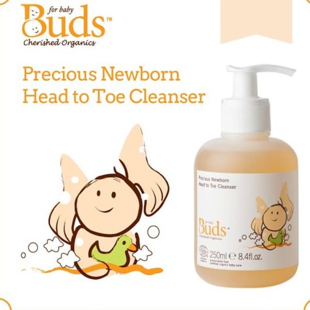 Buds Precious Newborn Head To Toe Cleanser - 250ml