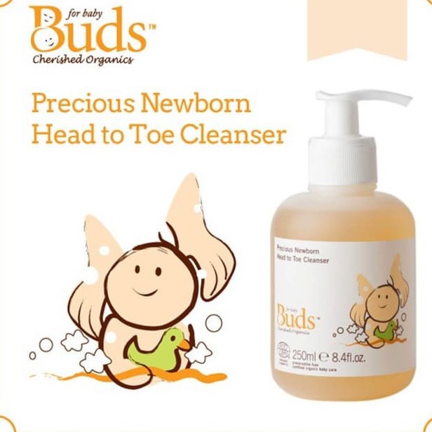 Buds Organic Precious Newborn Head To Toe Cleanser 250 ml