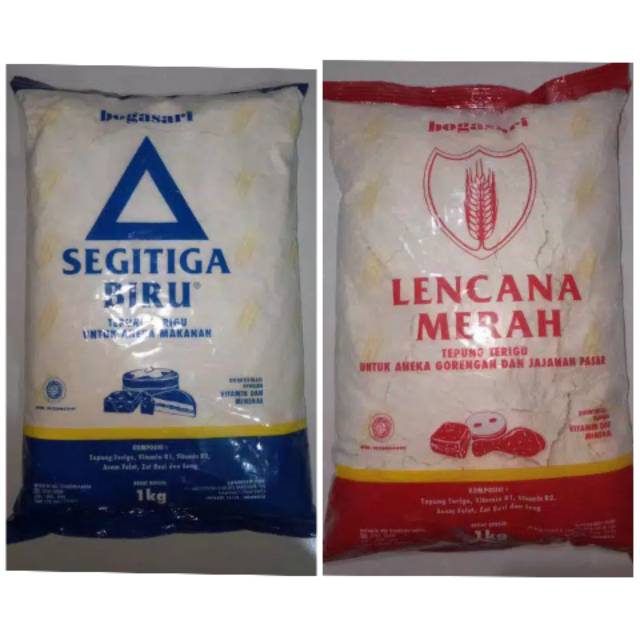 

Tepung Terigu Segitiga Biru / Lencana Merah