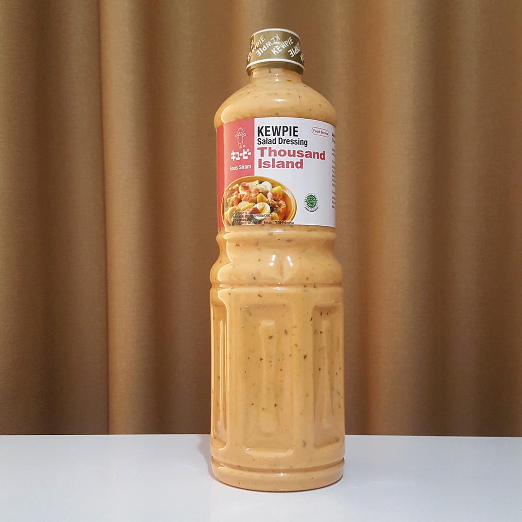 

Kewpie Salad Dressing Thousand Island 1 Liter / Saus Siram Salad Buah Sayuran Mentah / Udang Rebus