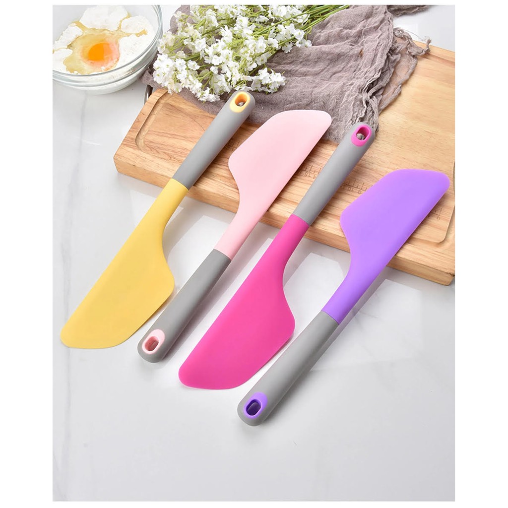 Silicone Baking Spatula Large / Sendok Pengaduk Adonan Kue Besar Jumbo Silikon Premium