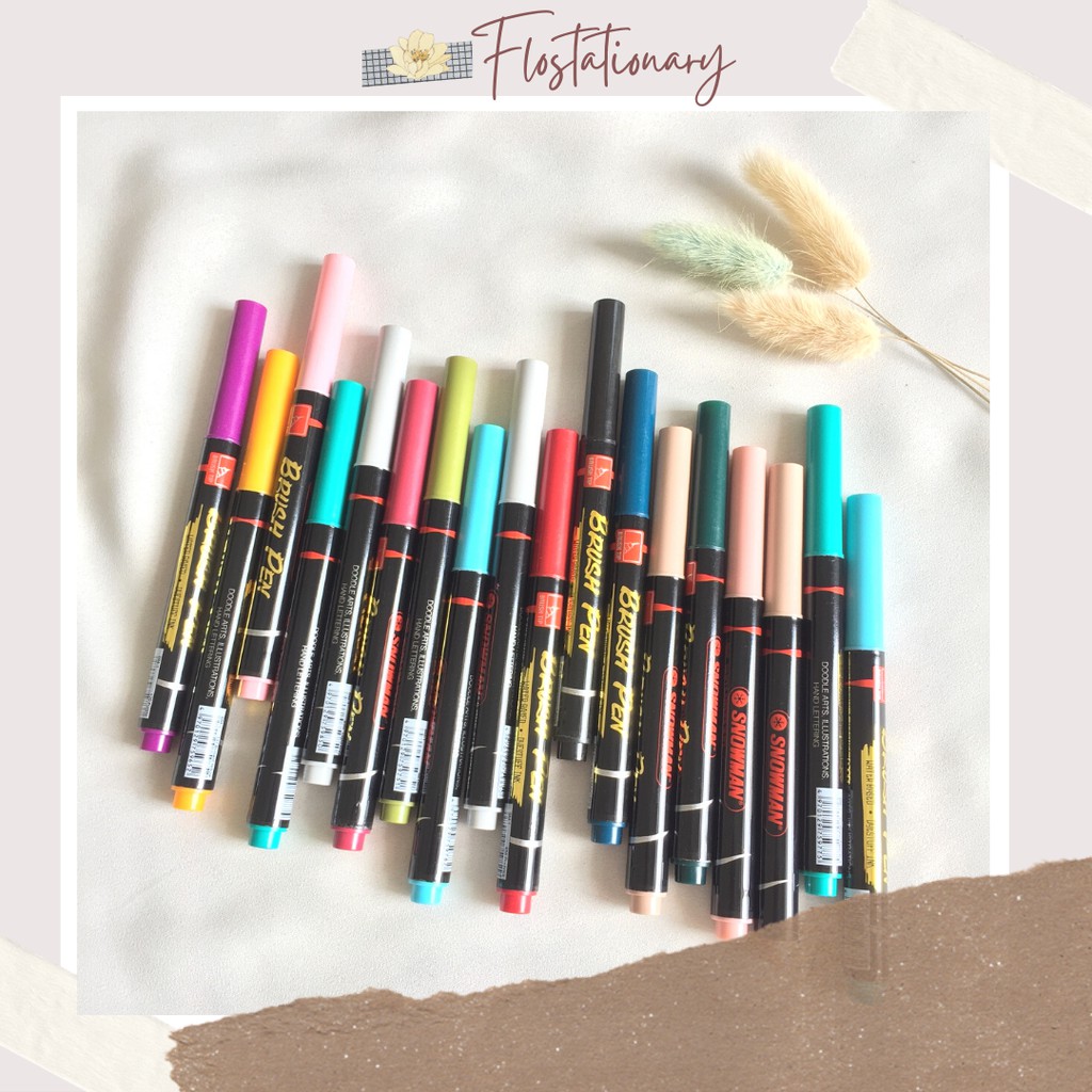 

[FS] Brushpen Snowmon 24 Color Lettering