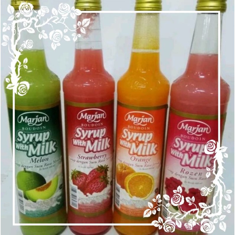 

MARJAN SIRUP WITH MILK