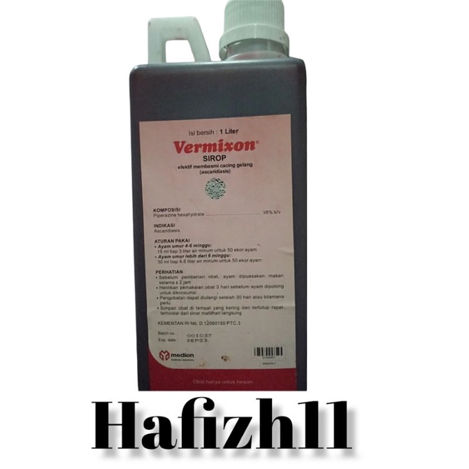 VERMIXON SYRUP 1 L ( obat cacing sirup )