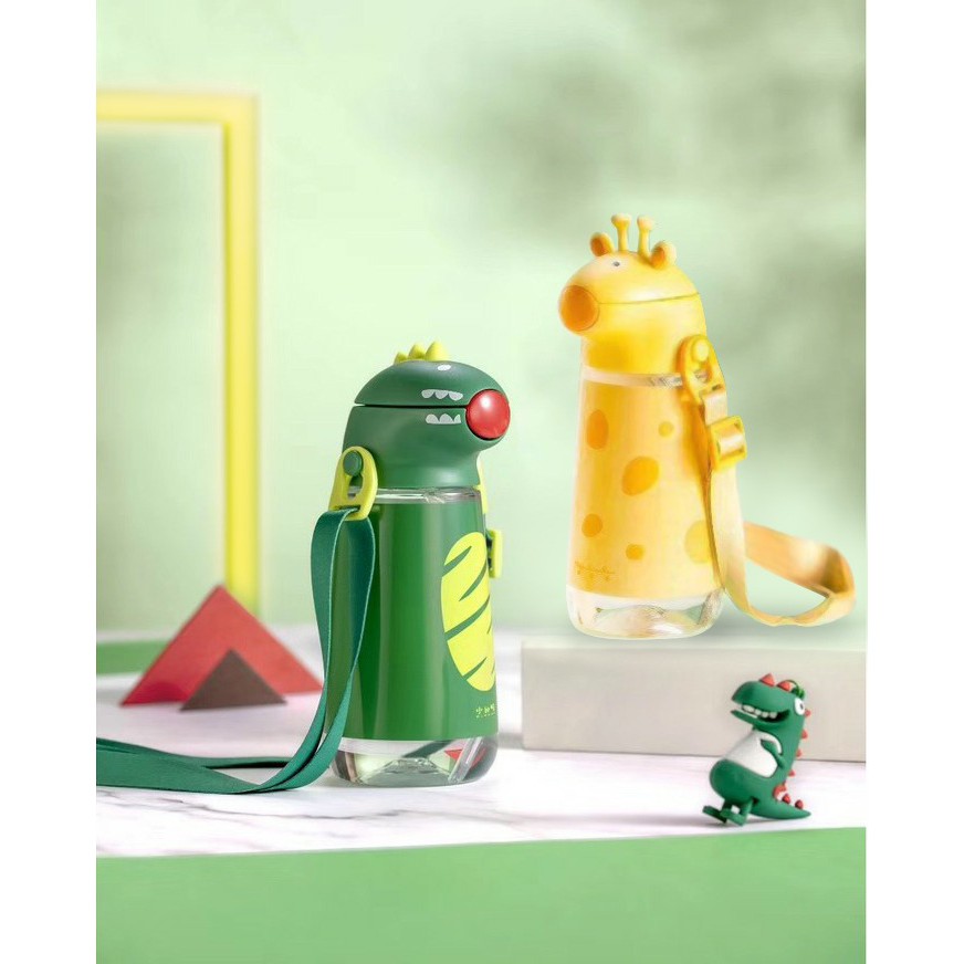 DINO botol minum 3D anak animal 450ml TMY4441