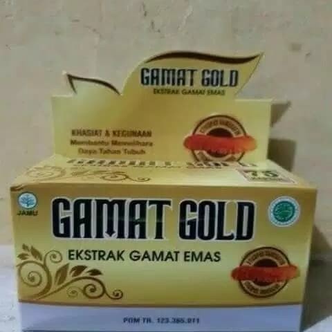 Gamat emas/Gamat Gold Ekstrak Gamat Emas 75 Kapsul