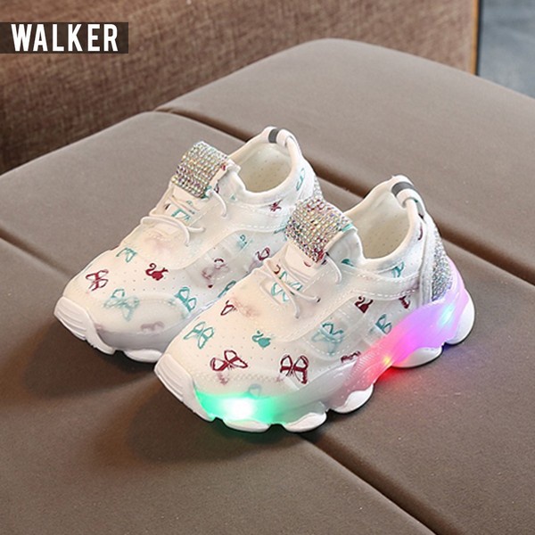 Sepatu Anak Perempuan LED - Sepatu Anak Sneaker Import M231