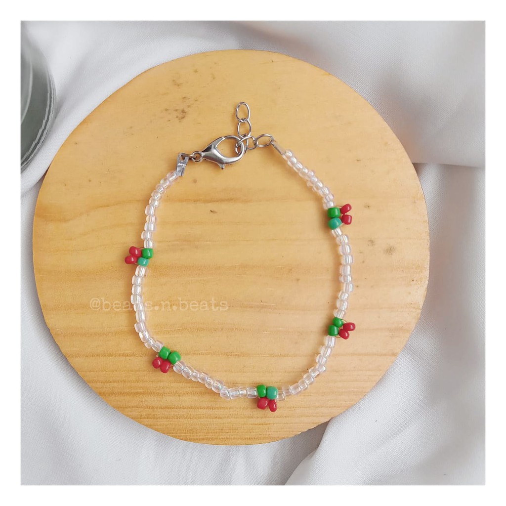 Gelang Manik Cherry | Cherry Beads Bracelet