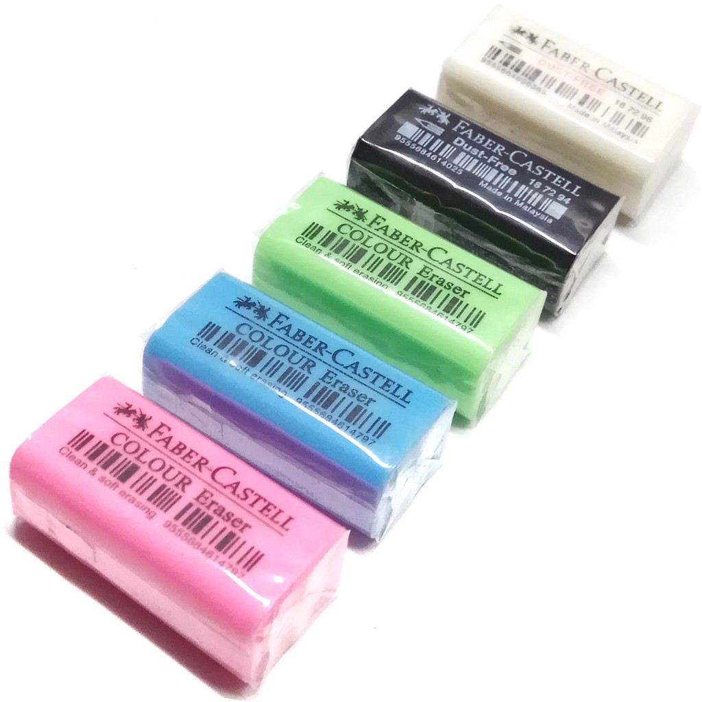 

ERASER FABER CASTELL COLOUR KECIL