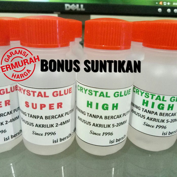 lem akrilik kualitas super 30ml lem acrylic lem bening 