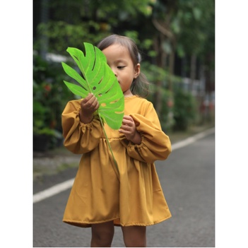 SHORT DRESS RAYANA - Blus Tunik Baju Atasan Tunik Anak Bayi lengan Panjang Bolak Balik-2
